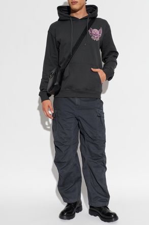 Diesel Hoodie S-NORM-HOOD-AA2, Mens, Grey