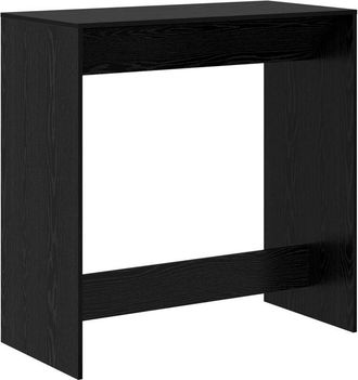 vidaXL Bar Table Black Oak 102 x 50 x 103.5 cm Engineered Wood vidaXL
