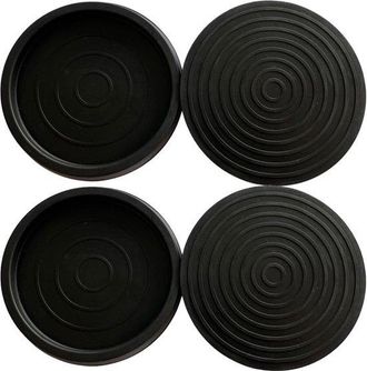 OEM Set Di 4 Piedini Rotondi In Silicone Per Sedie, 6,3 Cm, Con Feltrino Per Mobili, Ideali Per Sedie, Tavoli E Divani