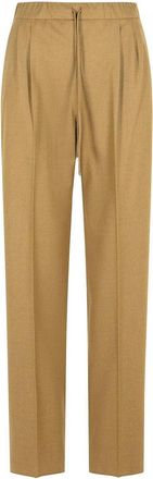 Max Mara Gatti Dove-Gray Cashmere Drawstring Pants