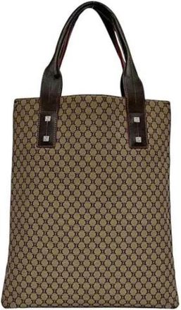 Celine Pre-owned Leather celine-bags - Dames - Vintage Shopper - Bruin - ONE Size - Vintage
