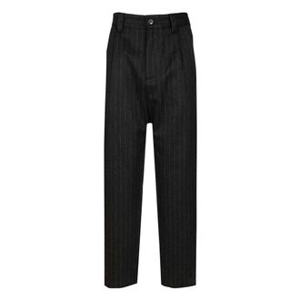 Barena Roxanne Filone Trousers - female - Barena Venezia - Straight Trousers - Black - M - Trousers