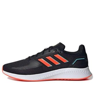 adidas Run Falcon 2.0 Black Solar Red H04539