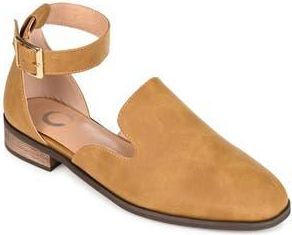 Journee Collection JOURNEE Loreta Ankle Buckle Flat in Mustard at Nordstrom Rack, Size 7.5