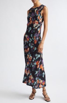 Ulla Johnson Isabelle Jersey Midi Dress in Nocturne at Nordstrom, Size X-Large
