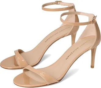 Stuart Weitzman Nudist Ii Sandal 75 Womens Sandals Adobe 1 : 10.5 M, Leather