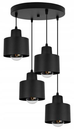OEM L&aacute;mpara De Techo Moderna Colgante L&aacute;mpara Led Negra