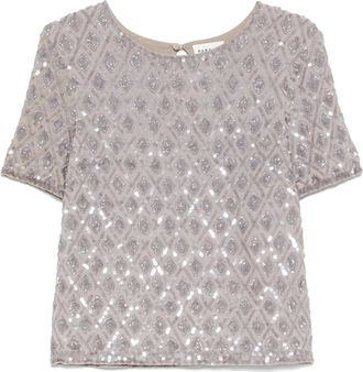 P.A.R.O.S.H. Neutrale Tops Collectie - Dames - Blouses - Beige - XS - Overhemden