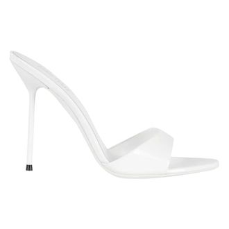 PARIS TEXAS Heeled Mules, female, White, Size: 7 US Lidia Mule