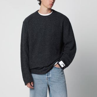 Golden Goose Grey boucl&eacute; wool sweater