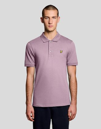 Lyle & Scott Lyle And Scott Mens Everyday Cotton Polo Shirt - Purple - Size: 38