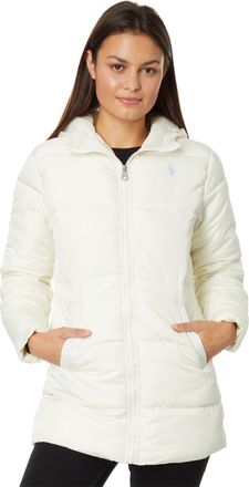U.S.Polo Association Long Basic Jacket, Vanilla Prep, L