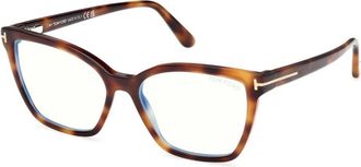 Tom Ford Ft 5812B 053 Eyeglasses - Dames - Brillen - Bruin - 53 MM - Accessoires