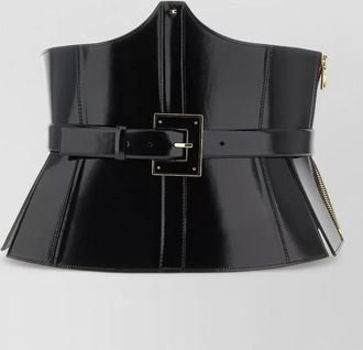 Elisabetta Franchi leather corset belt