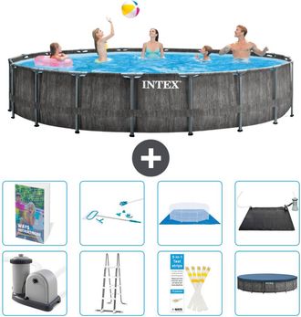 Intex Piscina Prism Frame Redonda - 549x122 Cm - 9-piezas S583