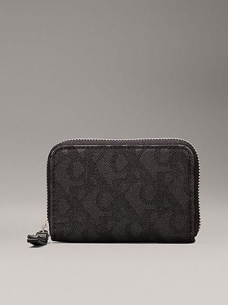 Calvin Klein Logo Jacquard Zip Around Wallet
