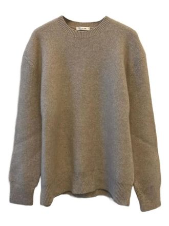 The Row crew-neck cashmere sweater - women - Cashmere - S - Neutrals