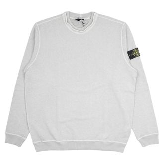 Stone Island Sweatshirts, male, Gray, Size: 2XL Old Effect Crewneck
