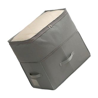 OEM Contenedor Plegable A Prueba De Polvo - Gris. Cuatro Cajas Cuadradas