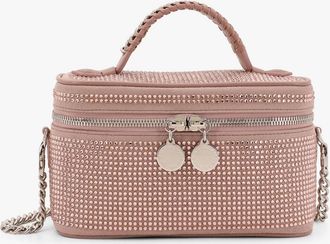 Stella McCartney Shaggy deer beauty case with rhinestones - STELLA MCCARTNEY - gender_Woman
