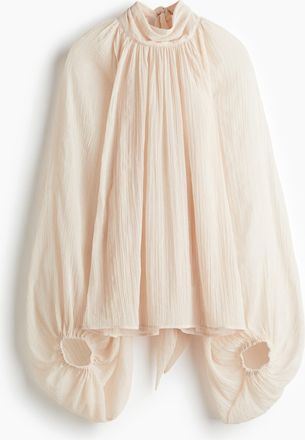 H&M Bluse mit Bindebändern - Orange