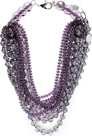 Emporio Armani Necklace With Purple Beads
