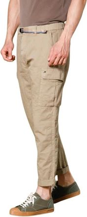 Mason's Cargo broek in katoen hennep mix - Heren - Slim Fit Broeken - Beige - 2XL - Katoen - Broeken