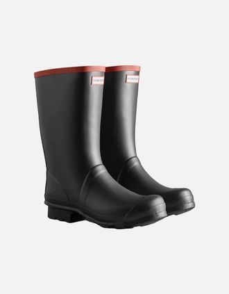 Hunter Unisex Adult Argyll Knee-High Wellington Boots - Black - Size: 12/12