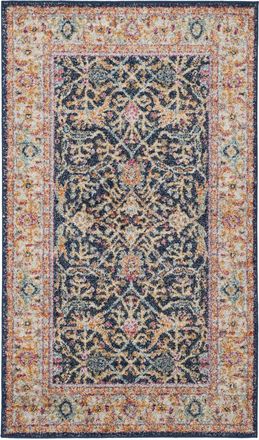 Safavieh Alfombra moderno chic de polipropileno azul/beige, 122 x 183 cm