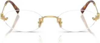 Miu Miu Accessoires, unisex, Geel, ONE Size, Vista MU53wv Optisch Montuur