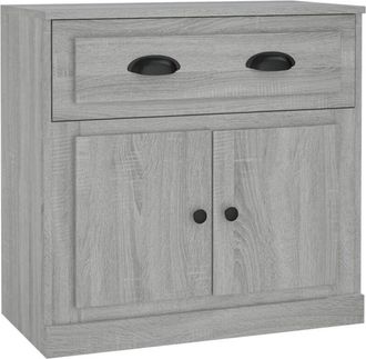 vidaXL Vidaxl - Aparador de madera contrachapada gris Sonoma 70x35,5x67,5 cm