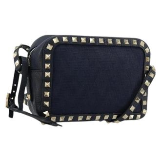 Valentino Pre-owned Cross Body Bags, female, Blue, Size: ONE SIZE Pre-owned Vintage Shoulder Bag