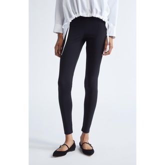 Emporio Armani Slim Fit Pants in Solid Black at Nordstrom, Size X-Small