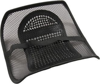 OEM Support Lombaire - Coussin Ergonomique En Maille Pour Siege De Bureau Fauteuil Roulant Siege Auto - Reglable Avec Sangles Elastiques - 1 Piece
