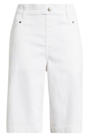 Hue Mid Rise Bermuda Shorts in White at Nordstrom, Size X-Large