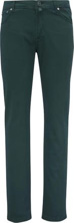 Kiton Pantaloni con 5 tasche - Verde