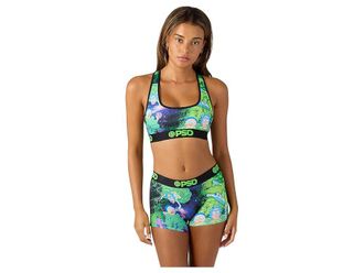 PSD Rick and Morty Portal Void Sports Bra Womens Bra : XS, Elastane/Polyester