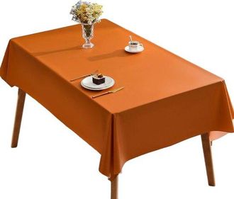 No Brand Mantel Liso Con Estampado De Hojas De Loto. Resistente A Las Manchas. Ligero E Impermeable. Medidas: 120 X 170 Cm. Color: Azul Oscuro