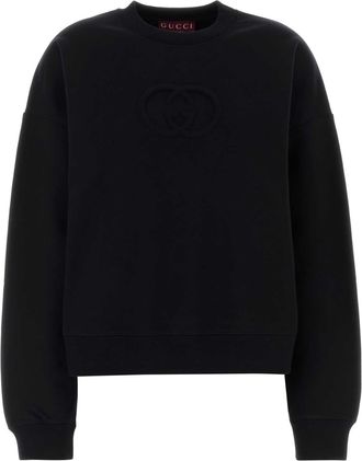 Gucci Black Cotton Oversize Sweatshirt
