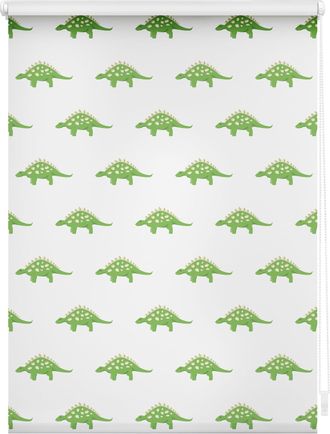 Lichtblick Original Seitenzugrollo »Rollo Klemmfix, ohne Bohren, blickdicht, Dinos - Grün« blickdicht Blendschutz Sichtschutz freihängend