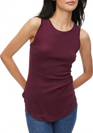 Michael Stars Womens Lindsay Tank Top In Plum