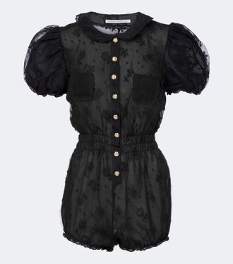 Alessandra Rich Lace romper