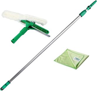 Unger Set De Limpieza De Cristales Unger De 1,25 M (incl. Limpiacristales, Varilla De Extensi&oacute;n, Pa&ntilde;os De Microfibra, Limpieza Sin Rayas) Ak131