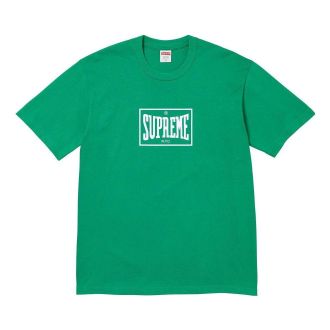 SUPREME Warm Up T-Shirt Green White SUP-FW23-013