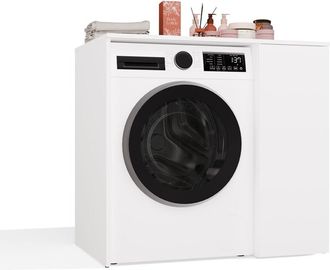 Topeshop Cuarto De Ba&ntilde;o Lavadora Con Puerta Pola Np 1d Biel 2 Estante