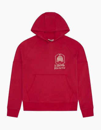 Ellesse Womens Saldia Hoodie - Red/Peach - Size: 14