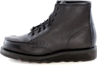 Red Wing Shoes 6 Moc Toe Boot - Heren - Veterlaarzen - Zwart - 40 EU - Leer - Schoenen