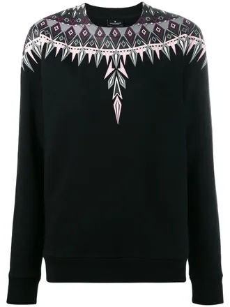 Marcelo Burlon Felpa Norwegian Wings - Nero