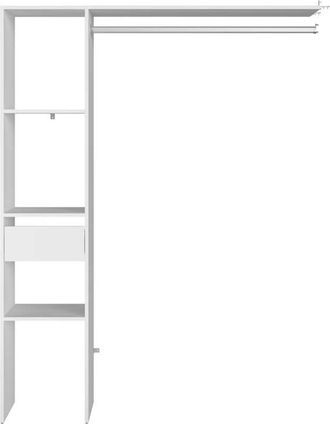 Concept Usine Vestidor Elysée 3 estantes + 1 cajón + 1 armario de diseño