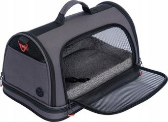 OEM Bolsa De Transporte Para Mascotas Zolux Nomad, Tama&ntilde;o M, Color Negro, 44,5 &times; 28 &times; 25